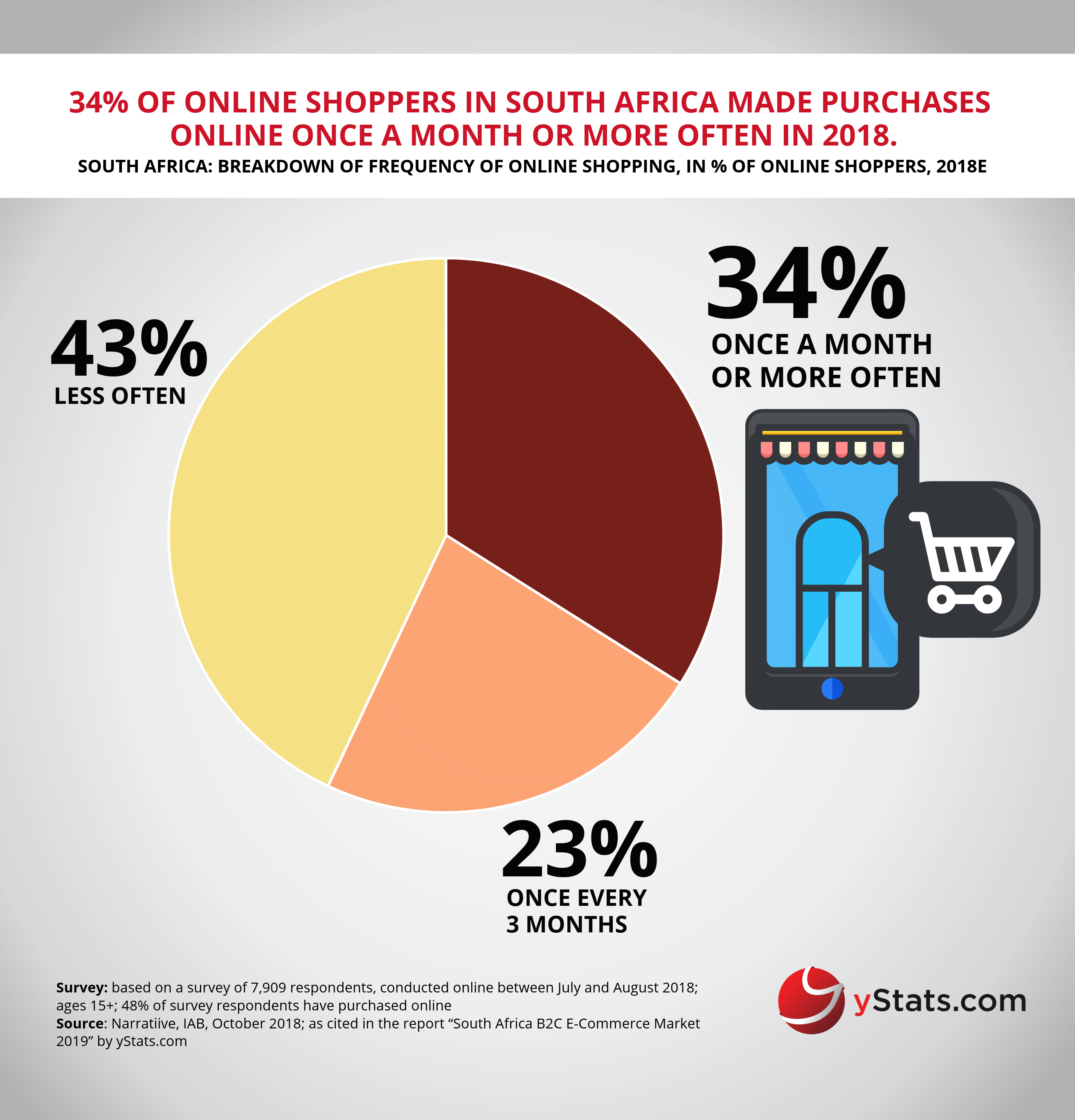 Infographic: South Africa B2C E-Commerce Market 2019